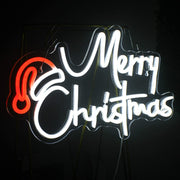 Merry Christmas Neon Sign Christmas LED Sign Light with Acrylic Board,Art Wal...