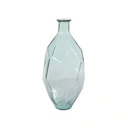 23 In. Clear Spanish Recycled Glass Decorative Vase
