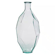 23 In. Clear Spanish Recycled Glass Decorative Vase