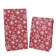 10Pcs Kraft Paper Candy Cookie Bag Santa Claus Snowman Christmas Gift Packing Bags Xmas Navidad New Year Party Decor Supplies