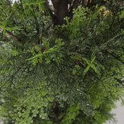 Artificial Cedar Tree 2 Pack 3 Ft Outdoor Faux Plants Artificial Topiary Fake Tree UV Rated Potted Plants Decor Faux Pine Tree for Perfect Housewarming Gift