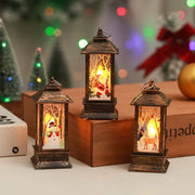Christmas Candlestick Lights Night Lights Candelabra Lamps Father Christmas Decorations Christmas Table Decorations