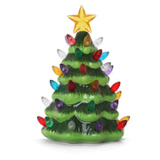 Ceramic Christmas Tree Night Light (Green)