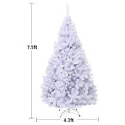 7.5Ft Hinged Christmas Tree Pine Tree 1346 Tips Metal
