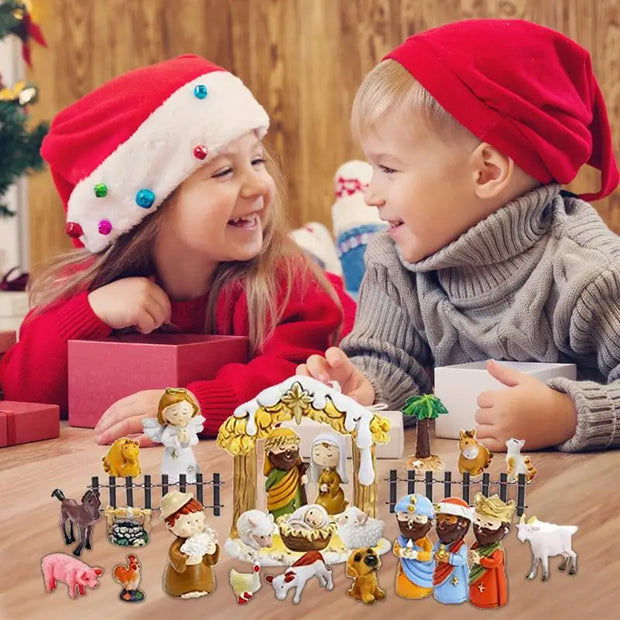 Advent Calendar 2024 Nativity Set Christian Religious Advent Calendar 2024 Christmas Advent Calendar Christian Religious Advent