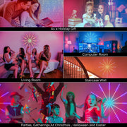 2025 Christmas Light Smart Fairy Firework Bluetooth Light Strip Festoon Home Wall Bedroom Computer Room Decor Holiday Party Lamp