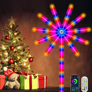 2025 Christmas Light Smart Fairy Firework Bluetooth Light Strip Festoon Home Wall Bedroom Computer Room Decor Holiday Party Lamp